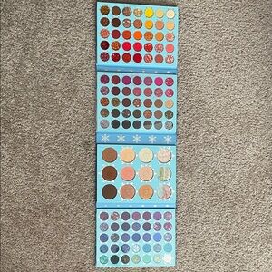 Colorful Multi-Pan Women’s Eyeshadow Palette - Blue Case